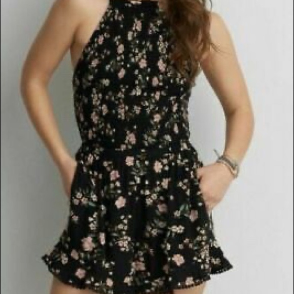 American eagle floral romper